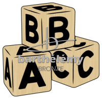 Cubes ABC Bronze
