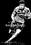 Rugbyman (lithogravure)