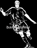 Footballeur (lithogravure)
