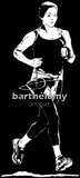 Joggeuse (lithogravure)