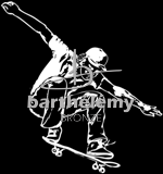 Skateur (lithogravure)