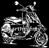 Scooter (lithogravure)