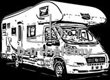 Camping car (lithogravure)