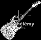 Guitare lectrique (lithogravure)