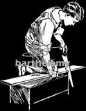 Menuisier (lithogravure)