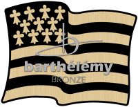 Drapeau breton Bronze