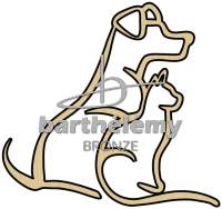 Labrador & siamois Bronze
