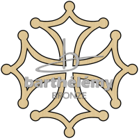 Croix occitane Bronze