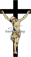 Christ sur la croix Bronze