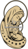 Vierge maternelle Bronze