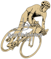 Cycliste de course Bronze